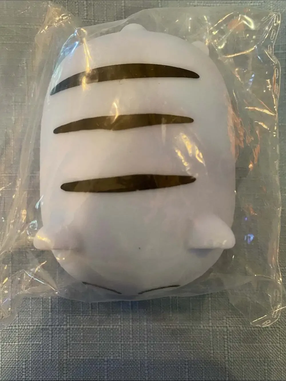 Blue Chubby Kitten Squeeze Toy - Kids Learning Toy